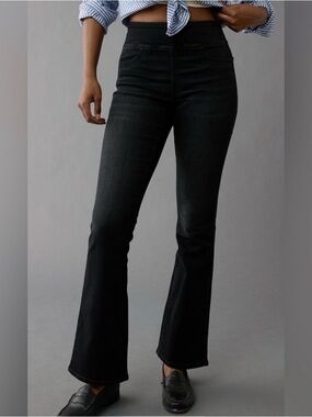 American Eagle Luxe Pull-On High-Waisted Kick Bootcut Jean